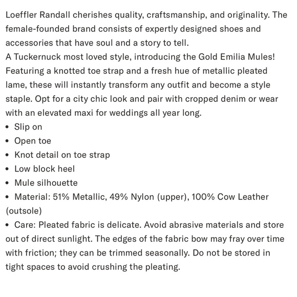 Loeffler Randall Gold Emilia Bow Sandal - Picture 8 of 8